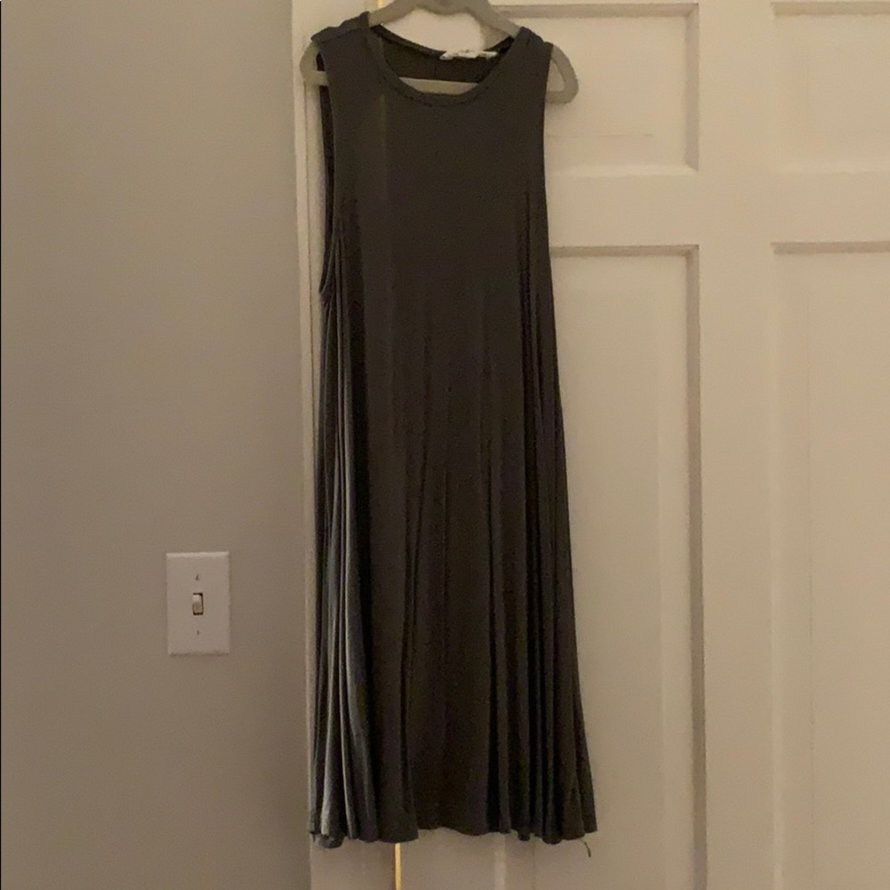 American eagle soft&sexy army green/grayish dress